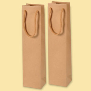 Papirnata vrećica za botilje,kraft,generička